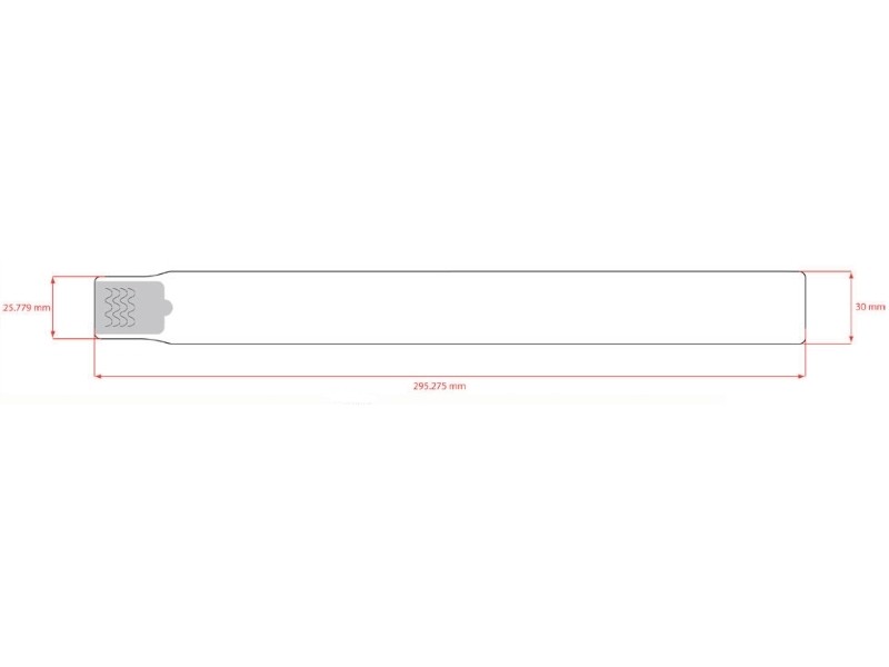 Eco-Safe-Red - Selbstklebende Patientenarmbänder, rot