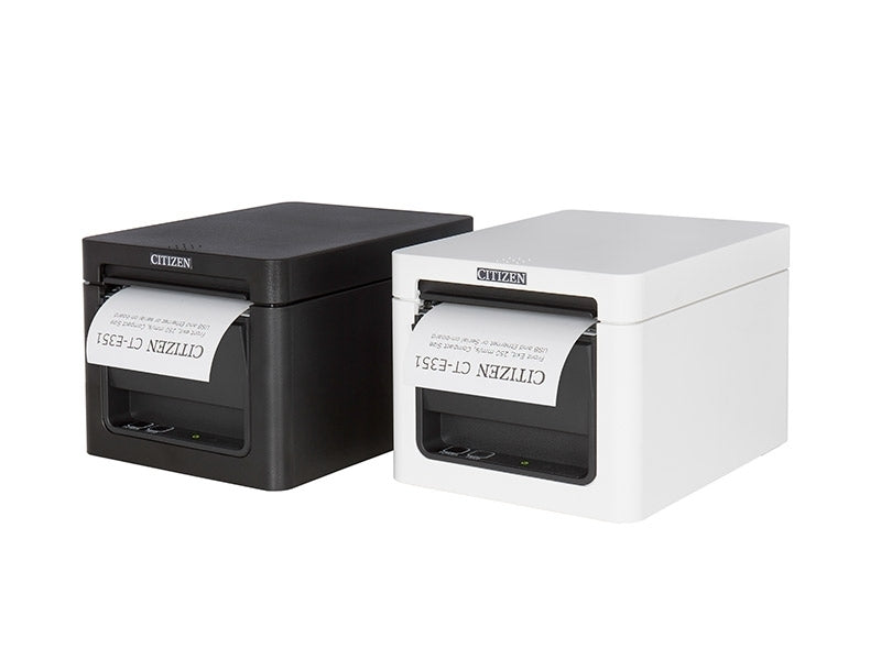 CT-E351 - Bondrucker, thermodirekt, 80mm, Frontausgabe, 203 dpi, USB + Ethernet, weiss