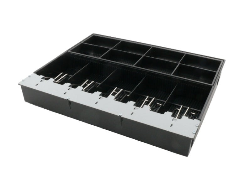 Geldeinsatz für AC-4280 Kassenlade, 8 Münzfächer, 5 Scheinfächer, Münzfächer individuell anpassbar