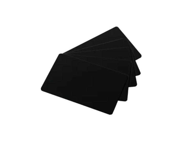 PVC-Karten, blanko, 0.76mm, matt, schwarz