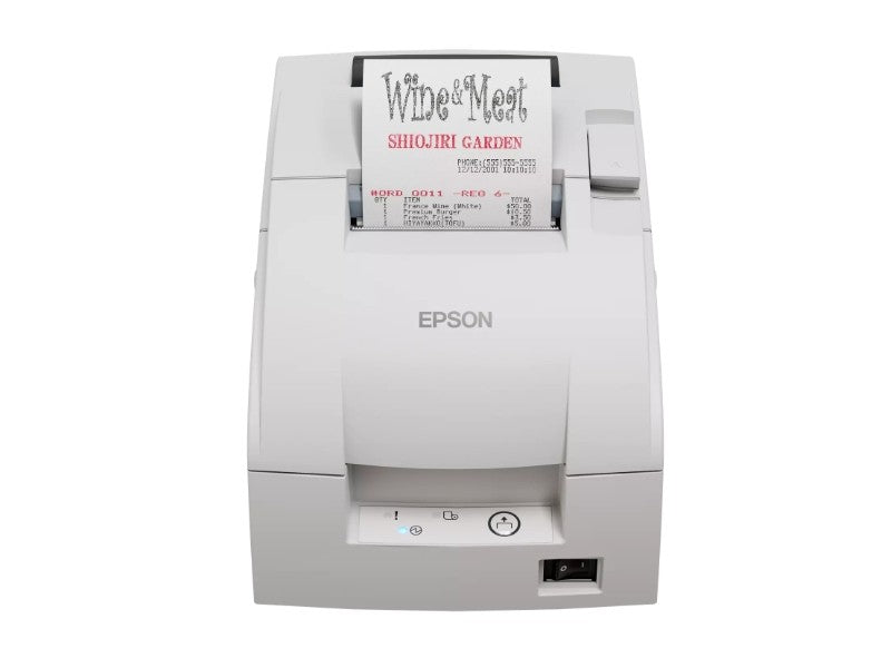 TM-U220IIB - Bon-Nadeldrucker, 76mm, Abschneider, RS232, weiss