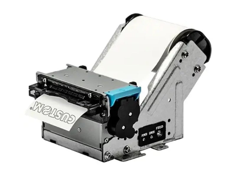 KX60 - Kioskeinbaudrucker mit Rollenhalter, thermodirekt, 203dpi, USB + RS232, horizontaler Einbau