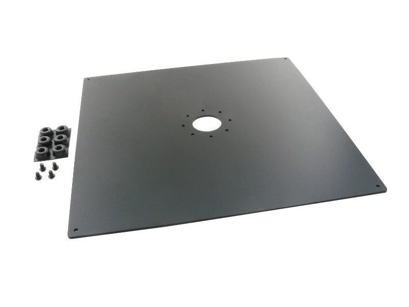 Bodenplatte - 400 x 400mm, schwarz