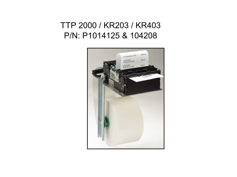Adapter für Rollenhalter unterhalb des Druckers (250mm Durchmesser max.) für KR203, KR403 und TTP2000