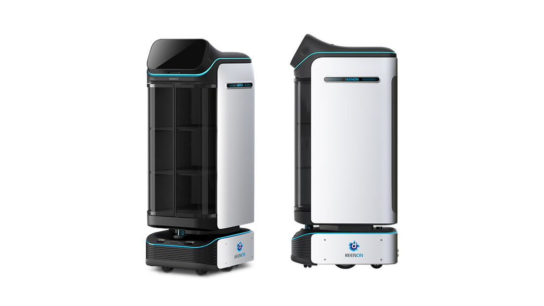 Keenon T3 Lieferroboter mit geschlossener Kabine