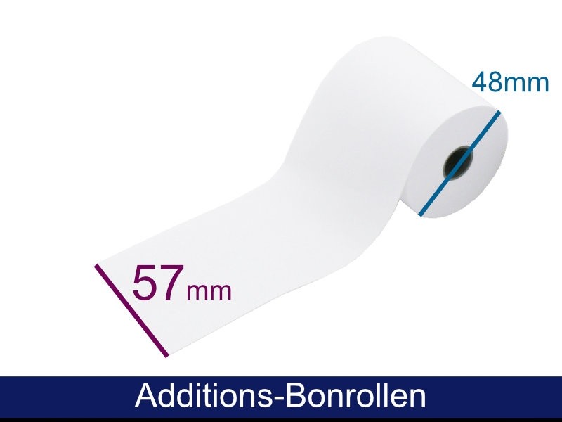 Additionsrolle - Normalpapier HF 57 48(50) 12 (B/D/K), 22m