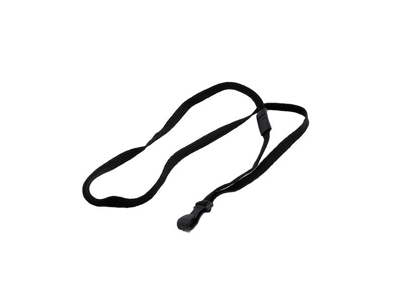 Lanyard/Band, schwarz für Kartenhalter mit Sicherheitsverschluss (Plastikkarte mit Loch)