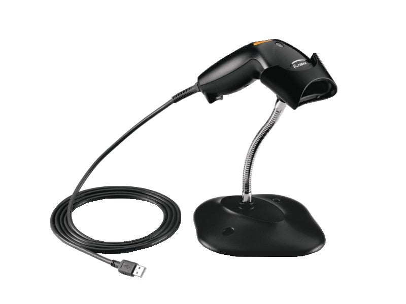 LS1203 - Handscanner-Laser, USB-KIT mit Halter, grauschwarz