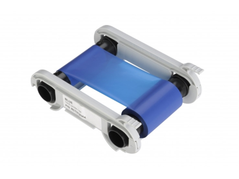 Farbband blau monochrom für Zenius, Edikio und Primacy - 1000 Karten/Rolle
