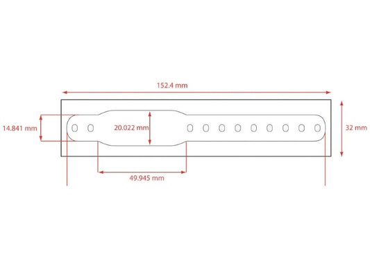 Infasafe-LCB-Red - Clip-(Schnellverschluss)Armbänder für Kinder, rot
