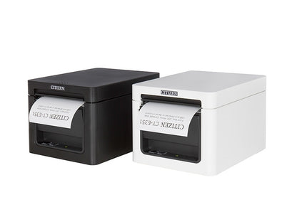 CT-E351 - Bondrucker, thermodirekt, 80mm, Frontausgabe, 203 dpi, USB + Ethernet, weiss