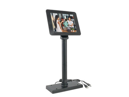 SD800 - 8" Kassenmonitor, True Flat Display, USB Anschluss, schwarz