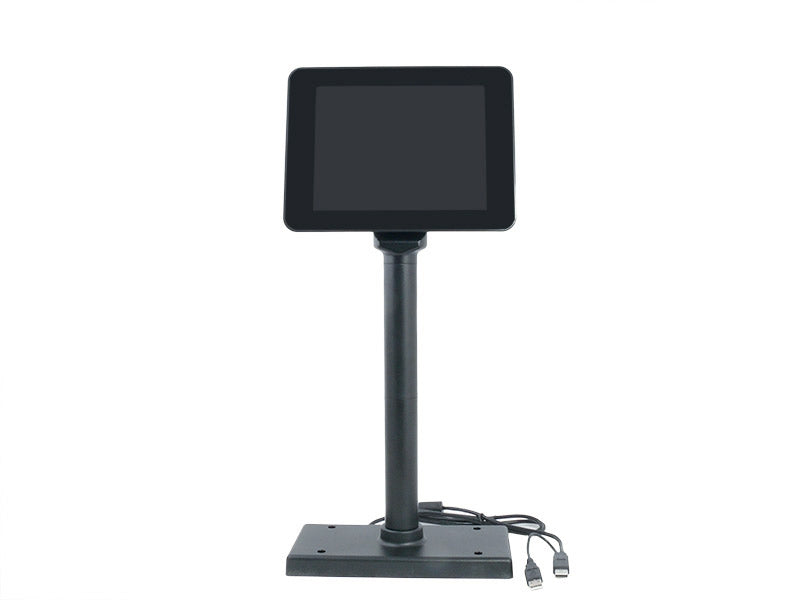 SD800 - 8" Kassenmonitor, True Flat Display, USB Anschluss, schwarz