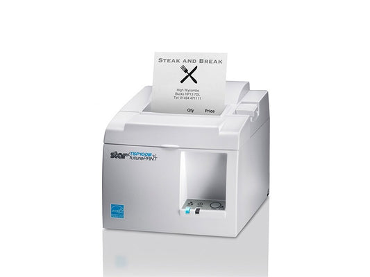 TSP143IIIU - Thermo-Bondrucker mit Abschneider, 80mm, USB, weiss
