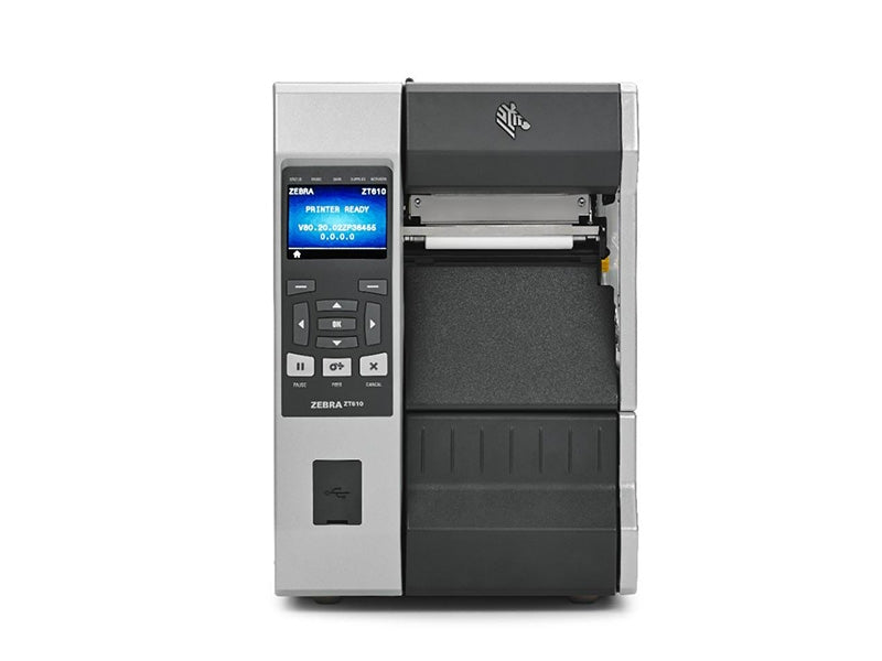 ZT610 - Industrie-Etikettendrucker, thermotransfer, 300dpi, Display, USB + RS232 + Ethernet + Bluetooth, Peeler mit internem Aufwickler