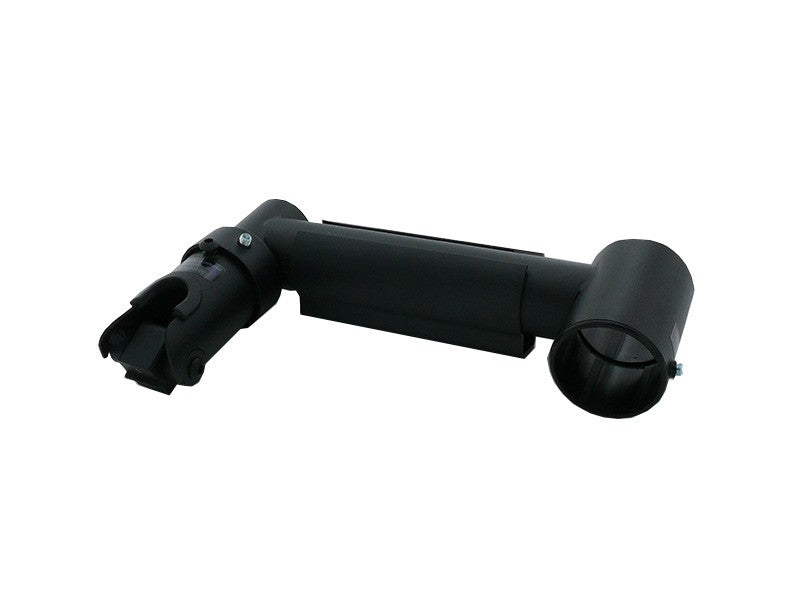 SpacePole Mount - Peripherie-Arm, 200mm mit Rotationsslot 210° (inkl. Kippgelenk, Verschlussring und Kabel Clip), schwarz