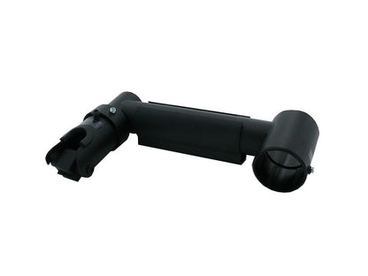 SpacePole Mount - Peripherie-Arm, 200mm mit Rotationsslot 210° (inkl. Kippgelenk, Verschlussring und Kabel Clip), schwarz