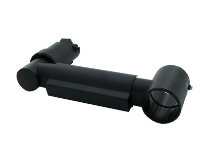 SpacePole Mount - Peripherie-Arm, 200mm mit Rotationsslot 210° (inkl. Kippgelenk, Verschlussring und Kabel Clip), schwarz