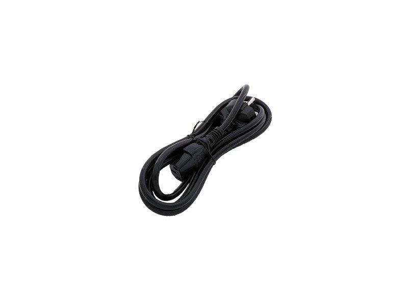 Netzkabel Stromanschluss (Kaltgerätekabel) 3pol. (Schwarz)