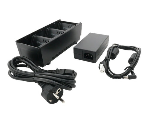 3-fach Batterieladestation für ZQ500-Serie, ZQ220 und ZQ600-Serie