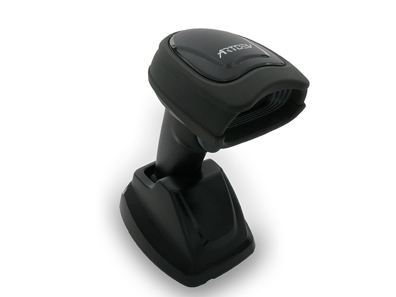 AS-3310 - High-End Kabelloser 2D-Barcodescanner, Bluetooth, USB-KIT, schwarz