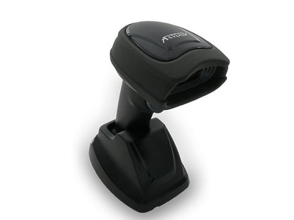 AS-3310 - High-End Kabelloser 2D-Barcodescanner, Bluetooth, USB-KIT, schwarz