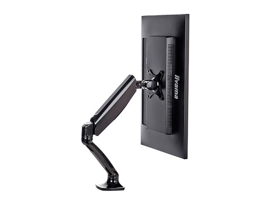 Monitorhalterung mit Gasdruckfederarm für Displays bis 27"