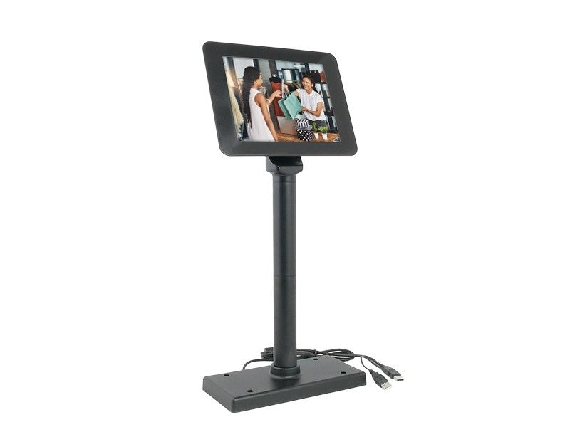 SD1000 - 10" Kassenmonitor, True Flat Display, USB Anschluss, schwarz