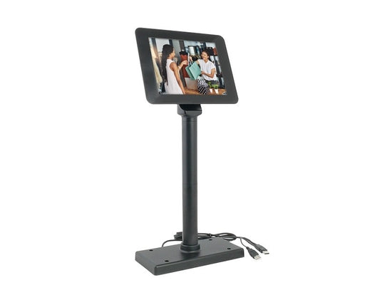 SD1000 - 10" Kassenmonitor, True Flat Display, USB Anschluss, schwarz