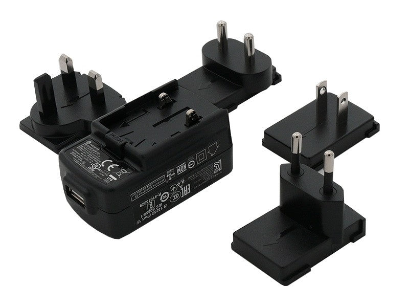 USB Netzteil 5V/2A (inkl. EU-, US-, UK- und AU-Stecker)  für ScanPal 5100 / 6100 / 6500 / 7600, EDA50, EDA51, EDA50HC, EDA51K. EDA5S und CN80