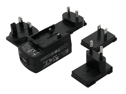 USB Netzteil 5V/2A (inkl. EU-, US-, UK- und AU-Stecker)  für ScanPal 5100 / 6100 / 6500 / 7600, EDA50, EDA51, EDA50HC, EDA51K. EDA5S und CN80