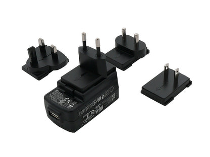 USB Netzteil 5V/2A (inkl. EU-, US-, UK- und AU-Stecker)  für ScanPal 5100 / 6100 / 6500 / 7600, EDA50, EDA51, EDA50HC, EDA51K. EDA5S und CN80
