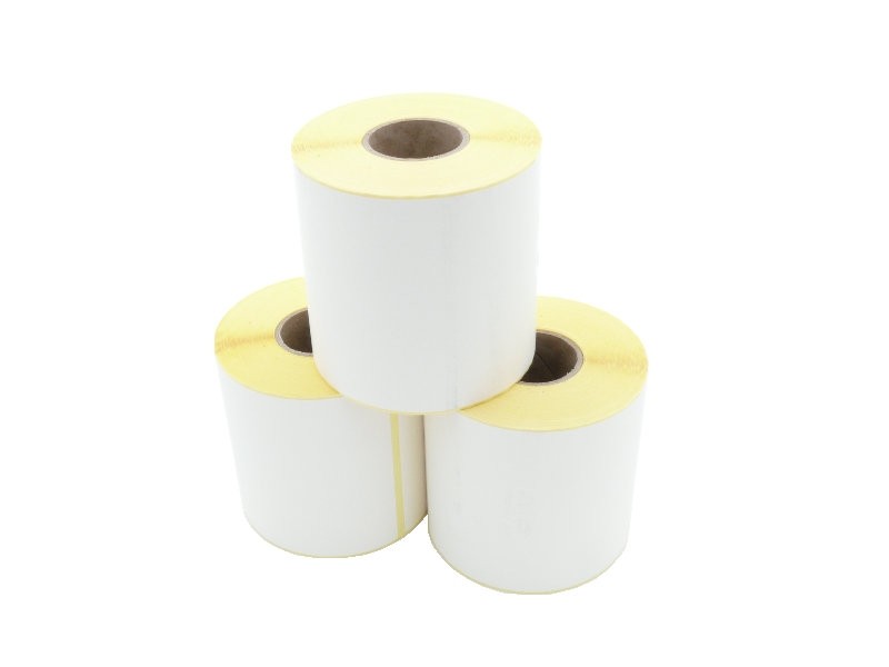 Etikettenrolle (Versandaufkleber DHL) - Thermodirekt, 103 x 199mm, D110mm, Kern 40mm, 275 Etiketten/Rolle, permanent
