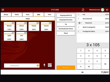 Die Webbasierte TSE Kasse mit Offline Modus für Einzelhandel und Gastronomie!