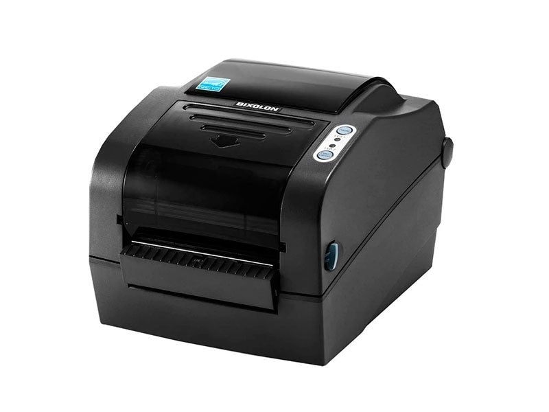 SLP-TX423 - Etikettendrucker, thermotransfer, 300dpi, USB + RS232 + Parallel, dunkelgrau