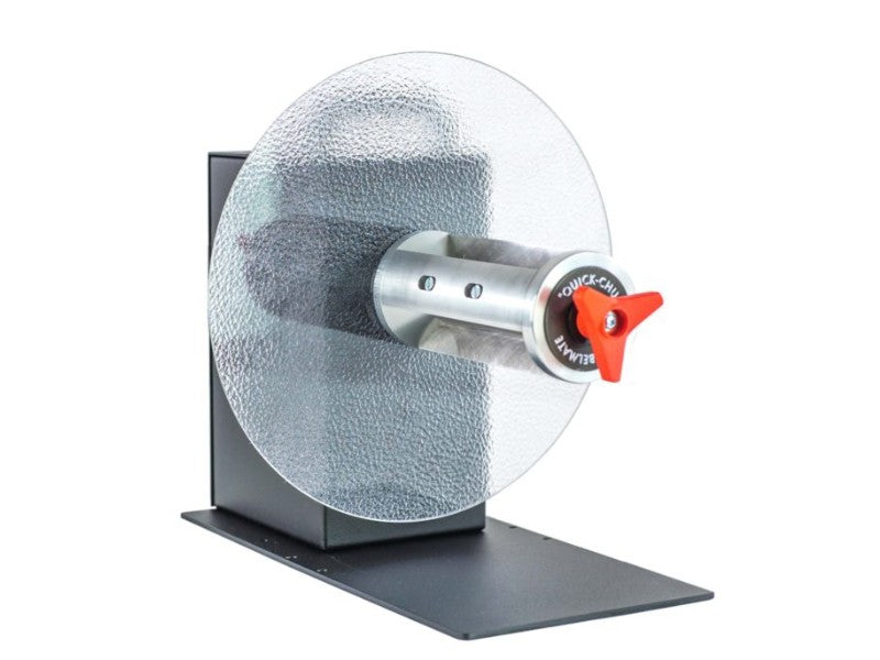 UCAT-1-CHUCK - externer Etiketten-Abwickler **ohne Motor**, Quick-Chuck 76mm Kern, 30cm Rollendurchmesser