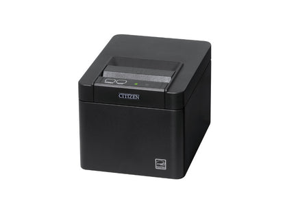 CT-E301 - Antibakterielles Gehäuse, 80mm, Abschneider, USB + RS232 + Ethernet, schwarz