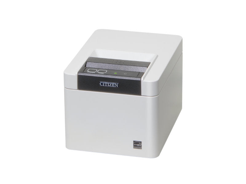 CT-E301 - Antibakterielles Gehäuse, 80mm, Abschneider, USB + RS232 + Ethernet, weiss