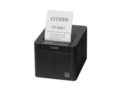 CT-E601 - Antibakterielles Gehäuse, 80mm, Abschneider, USB, Lightning, schwarz