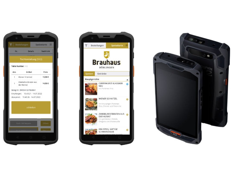 Bestell-App für Smartphone-Bestellung und Rechnungsanforderung im Restaurant