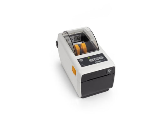 ZD611 - Etikettendrucker für das Gesundheitswesen, thermodirekt, 203dpi, USB + Bluetooth + Ethernet, Abschneider, weiss