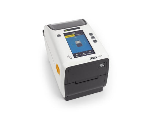 ZD611 - Etikettendrucker für das Gesundheitswesen, thermotransfer, Farb-Display, 203dpi, USB + Bluetooth + Ethernet, weiss