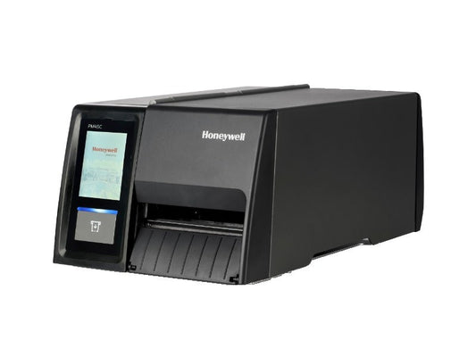 PM45C - Etikettendrucker, thermodirekt, Touch Display, Long Door, 203dpi, USB + RS232 + Ethernet, Aufwickler, Label Taken Sensor, schwarz