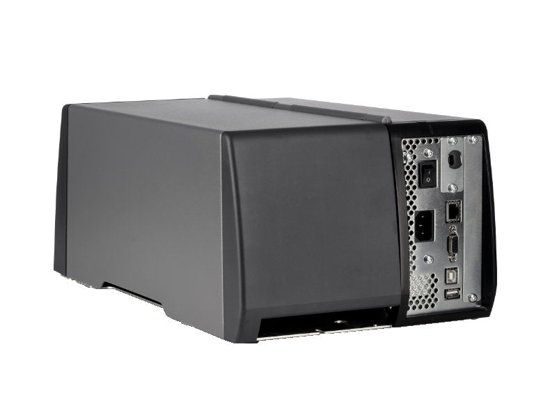PM45C - Etikettendrucker, thermotransfer, Touch Display, Short Door, 203dpi, USB + RS232 + Ethernet, Aufwickler, Label Taken Sensor, schwarz