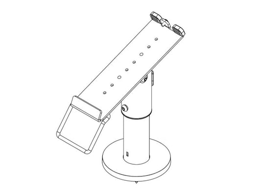 PRE-SET EFTS01 - EC-Karten Terminal Halterung für Ingenico Desk-5000, graphitgrau