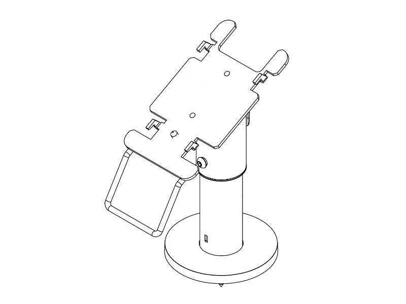 PRE-SET EFTS01 - EC-Karten Terminal Halterung für Yomani TM, graphitgrau