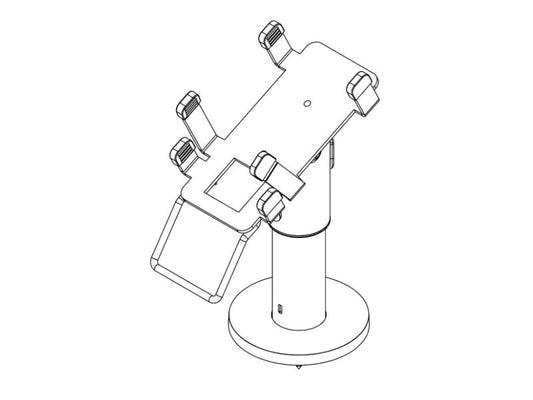 PRE-SET EFTS01 - EC-Karten Terminal Halterung für PAX L920, graphitgrau