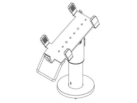 PRE-SET EFTS01 - EC-Karten Terminal Halterung für CCV Base-Next, graphitgrau