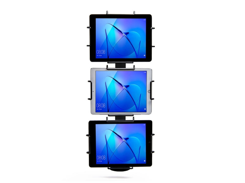 mUnite TRI Mount - Tablet-Halterung, 56cm-Stange, Kapazität für 3 Tablets, schwarz