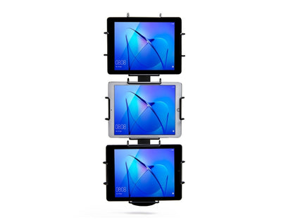 mUnite TRI Mount - Tablet-Halterung, 56cm-Stange, Kapazität für 3 Tablets, schwarz